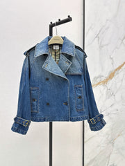 26FW New Vintage-Wash Denim Trench Coat 🩵