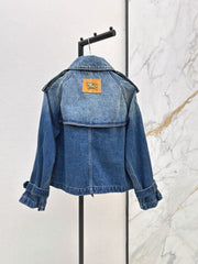 26FW New Vintage-Wash Denim Trench Coat 🩵