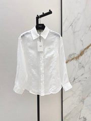 26FW New Linen Shirt – South of France Vacation Style 🤍