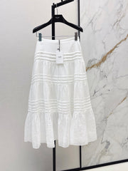 26FW New High-Waisted Linen Skirt – South of France Vacation Style 🤍