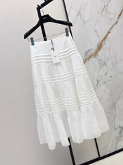 26FW New High-Waisted Linen Skirt – South of France Vacation Style 🤍