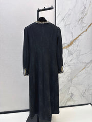 26FW New Crew-Neck Long Lace Coat with Four Pockets 🖤
