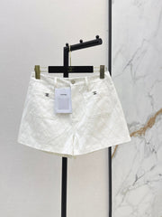 26FW New Quilted-Stitch Denim Shorts 🩵