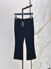 26FW New Classic Color-Block Cropped Leggings with Hardware Detail 🖤