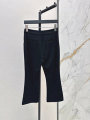 26FW New Classic Color-Block Cropped Leggings with Hardware Detail 🖤