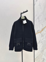 🔥Highest Quality🔥26FW New Classic Wool Knit Jacket with H-Pattern Pocket Detail 🖤