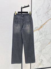 🔥Highest Quality🔥26FW New "Coco Girl" Straight-Leg Jeans 🩶