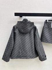 26FW NEW MissD Series Classic Monogram Hooded Jacket 🖤