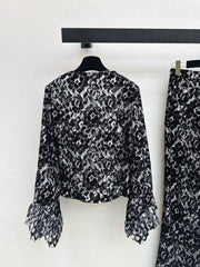 26FW New Custom Crew-Neck Lace Jacket 🖤