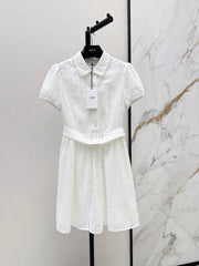 26FW New Cut-out Water-Soluble Embroidery Dress 🤍