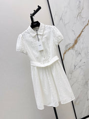 26FW New Cut-out Water-Soluble Embroidery Dress 🤍
