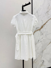 26FW New Cut-out Water-Soluble Embroidery Dress 🤍