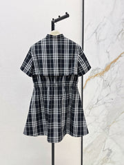 26FW New Vintage Plaid Dress 🖤