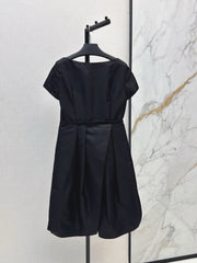 26FW New Nylon Bow-Waist Dress 🖤