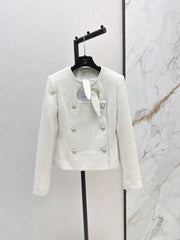 26FW New Knitted Jacket with Rabbit Ear Tie Detail 🤍