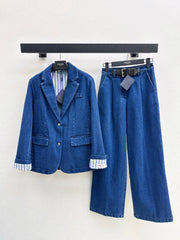 26FW New Oversized Denim Blazer 🩵