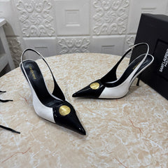26FW New YSL Logo High Heels 👠(height: 10.5cm)