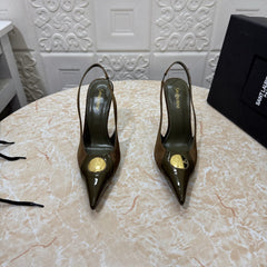 26FW New YSL Logo High Heels 👠(height: 10.5cm)