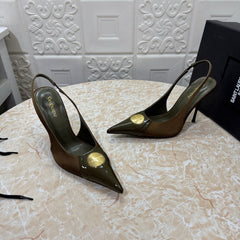 26FW New YSL Logo High Heels 👠(height: 10.5cm)