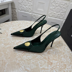 26FW New YSL Logo High Heels 👠(height: 10.5cm)