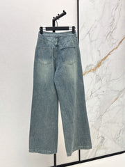 26FW New Double-Breasted Straight-Leg Jeans 🩵