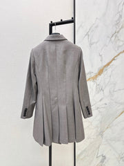 26FW New Double-Breasted Pleated Dress 🖤