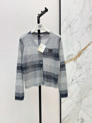 26FW New V-Neck Striped Knit Cardigan 🤍