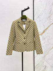 26FW New GG Jacquard Blazer with Lapel 🤎