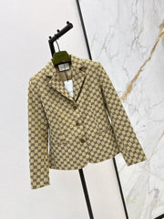 26FW New GG Jacquard Blazer with Lapel 🤎