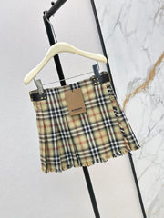 26FW New Classic Plaid Wrap Skirt 🤎