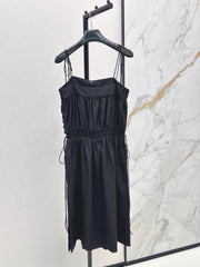 26FW New: French Minimalist Lightweight Slit Camisole Dress 🖤