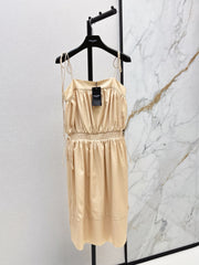 26FW New: French Minimalist Lightweight Slit Camisole Dress 🖤