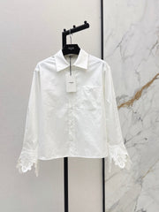 🔥Highest Quality🔥26FW New Lace-Embroidered Shirt 🤍