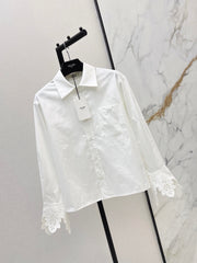 🔥Highest Quality🔥26FW New Lace-Embroidered Shirt 🤍