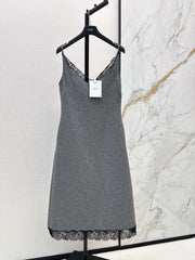26FW New Lace-Panel Camisole Dress 🩶