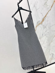 26FW New Lace-Panel Camisole Dress 🩶