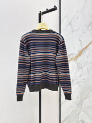 MiuMiu/26FW New Striped Knit Cardigan 🤎