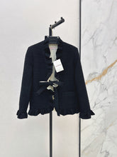 VALENTINO/26FW New Mixed-Color Ruffled Cardigan-Style Jacket 🖤