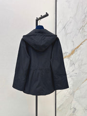 Louis Vuitton/26FW New Hooded Trench Coat with Leather Tab Detail 🖤