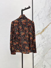 🔥Highest Quality🔥26FW New Floral Shirt with Ribbon Ties 🖤