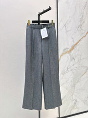26FW New Grey Straight-Leg Trousers 🩶