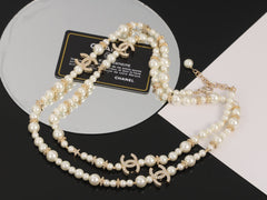 26FW New Double-C Pearl Necklace