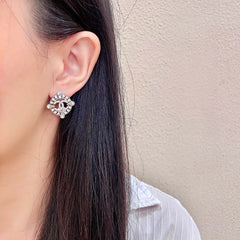 26FW New Double-C Stud Earrings