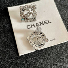26FW New Double-C Stud Earrings