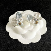 26FW New Double-C Petal Stud Earrings