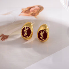 26FW New Letter Stud Earrings