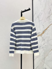 26FW New Striped Crew-Neck Cardigan 🤍