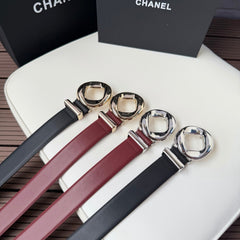26FW New Double-C Top-Grain Cowhide Belt 30mm