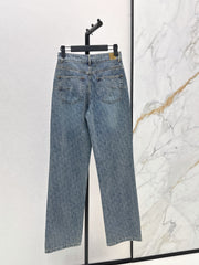 26FW New High-Waisted Jacquard Jeans 🩵