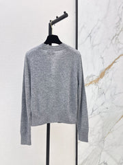 🔥Highest Quality🔥26FW New V-Neck Long-Sleeve Knit Cardigan 🩶